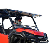 SuperATV Honda Pioneer 1000 Scratch-Resistant Flip Windshield FWS03-001-70