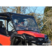 SuperATV Honda Pioneer 1000 Scratch-Resistant Flip Windshield FWS03-001-70