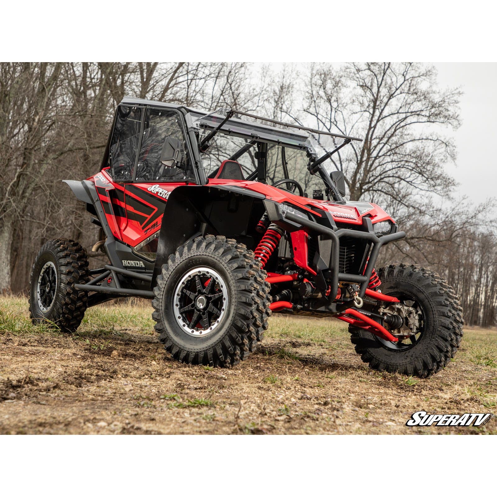 SuperATV Honda Talon 1000 MaxDrive Power Flip Windshield PFWS-H-TAL-70