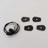 Kit adaptador de intermitentes negros R&G Racing para Kawasaki Ninja ZX10RR ZX1000 2021-2024