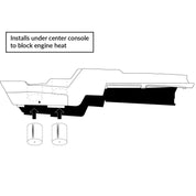 SuperATV Polaris RZR Cup Holder Insulator ICI-P-RZR1K