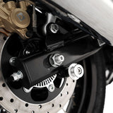 Pasadores de caballete de elevación plateados M8 de R&G Racing para Ducati Multistrada 1200 Enduro (2016-2019)