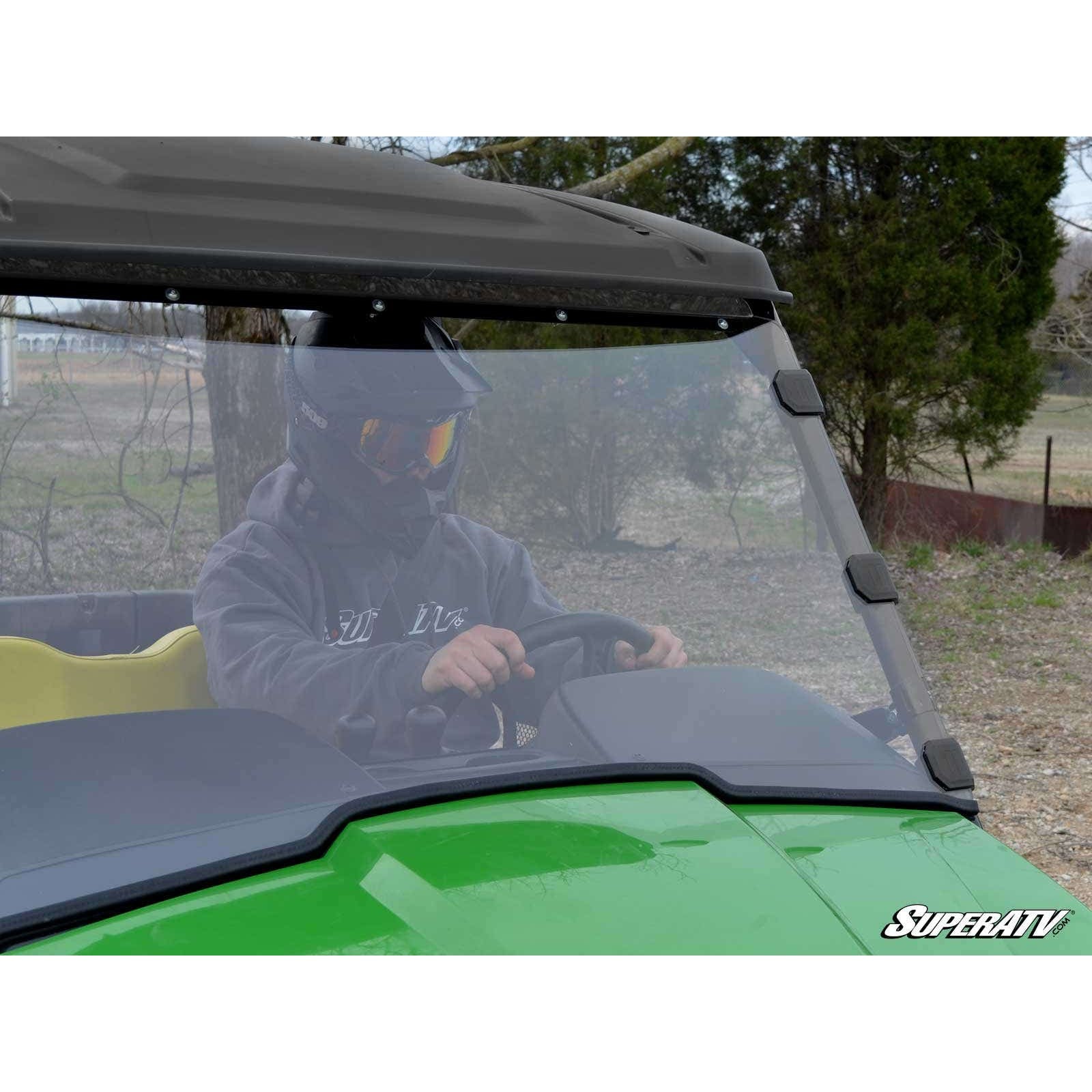 SuperATV John Deere Gator XUV Scratch-Resistant Full Windshield WS-JD-XUV-70