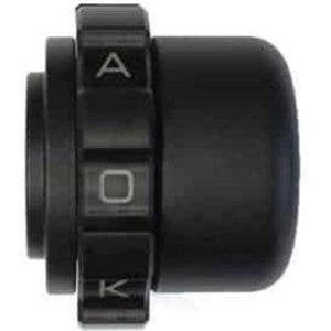 Kaoko Throttle Lock Cruise Control for 2019-2026 Kawasaki Z125 Pro BR125 with Barkbusters Guards - Motorcycle Throttle Stabilizer - KA-KBB220