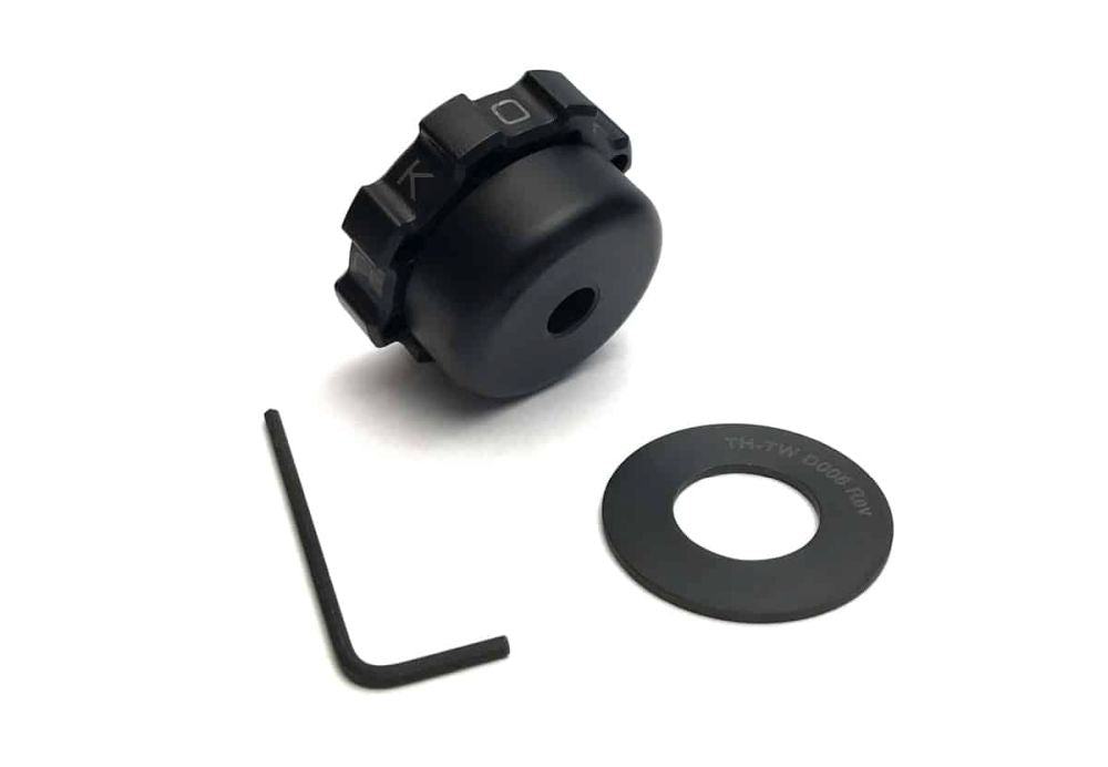 Kaoko Throttle Lock Cruise Control for 2016-2018 BMW F800GS Adventure with Barkbusters Guards - Motorcycle Throttle Stabilizer - KA-KBB320