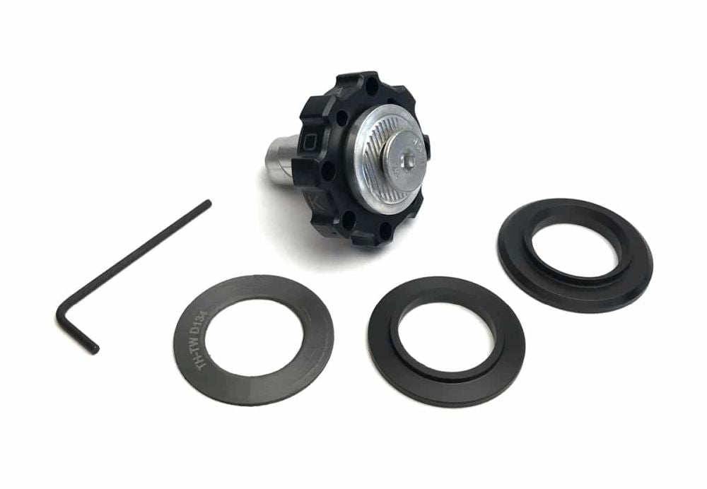 Kaoko Throttle Lock Cruise Control for 1982-2008 Kawasaki Tecate 4 KXF250A with Barkbusters Guards - Motorcycle Throttle Stabilizer - KA-KBBADREV1