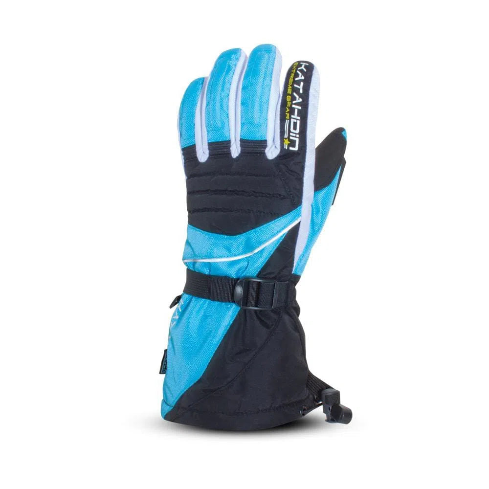  Light Blue Katahdin Gear Frostfire Snowmobile Winter Gloves - Pair