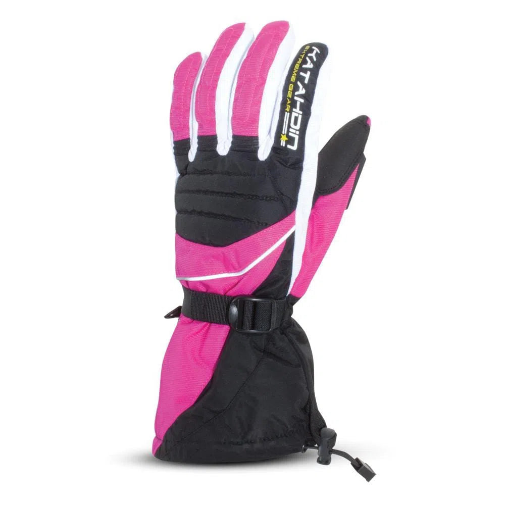  Pink Katahdin Gear Frostfire Snowmobile Winter Gloves - Pair