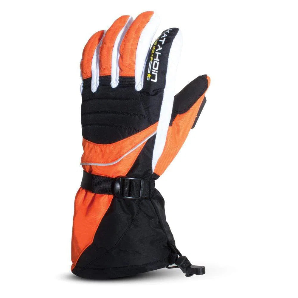  Orange Katahdin Gear Frostfire Snowmobile Winter Gloves - Pair