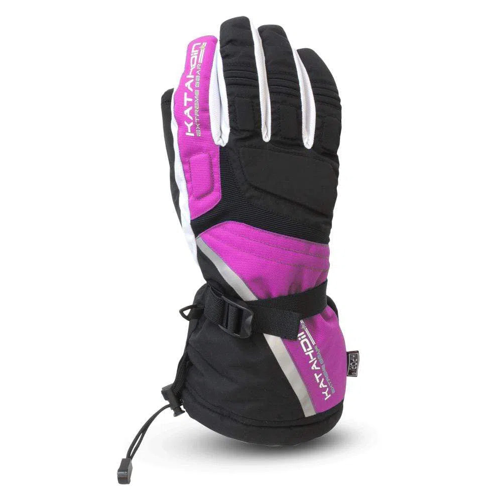  Pink Katahdin Gear Cyclone Snowmobile Winter Gloves - Pair