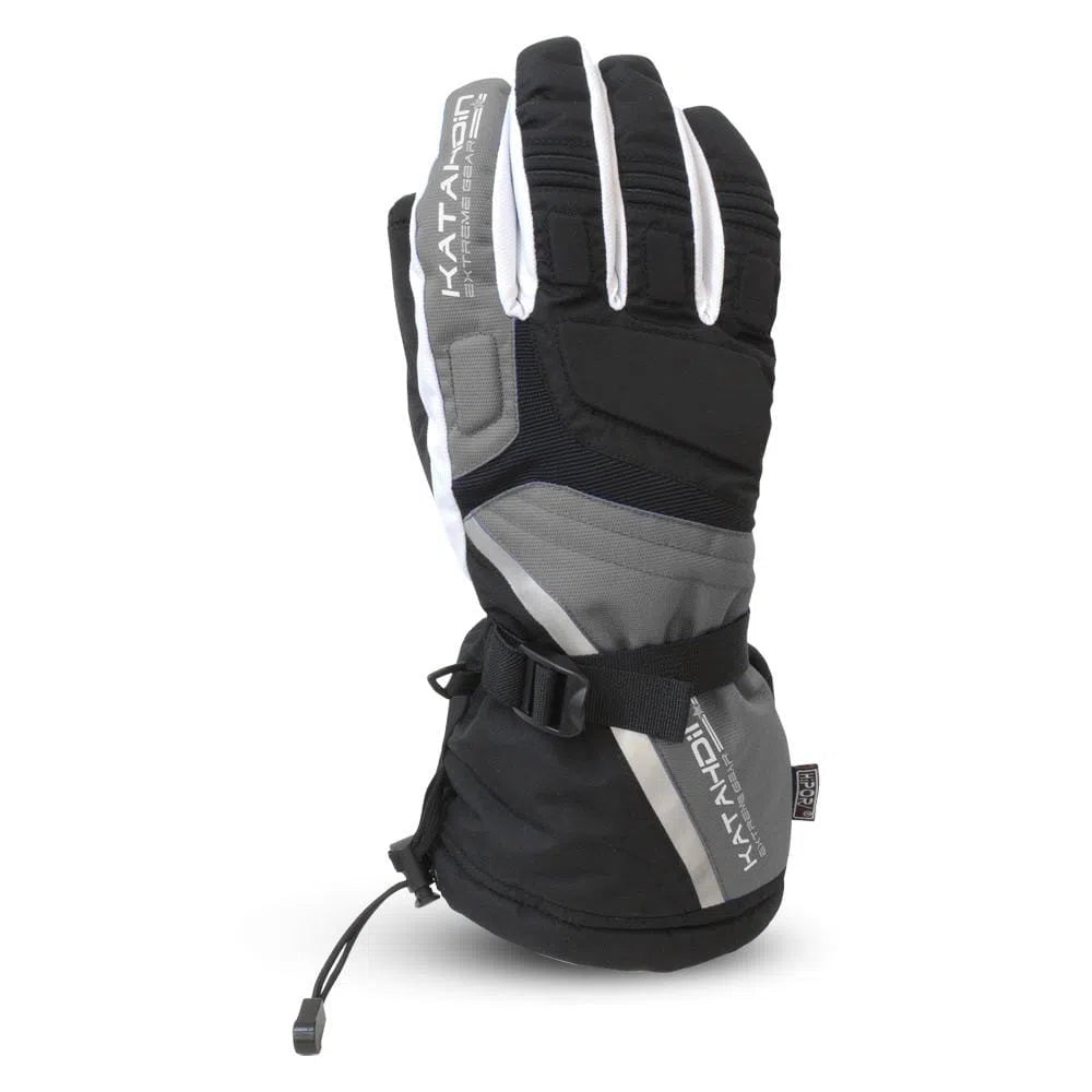  Grey Katahdin Gear Cyclone Snowmobile Winter Gloves - Pair