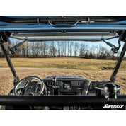 SuperATV Kawasaki Mule Pro MaxDrive Power Flip Windshield PFWS-K-MULEFXT-70