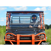 SuperATV Kawasaki Mule Pro Scratch Resistant Flip Windshield FWS-K-MULE-FXT-70