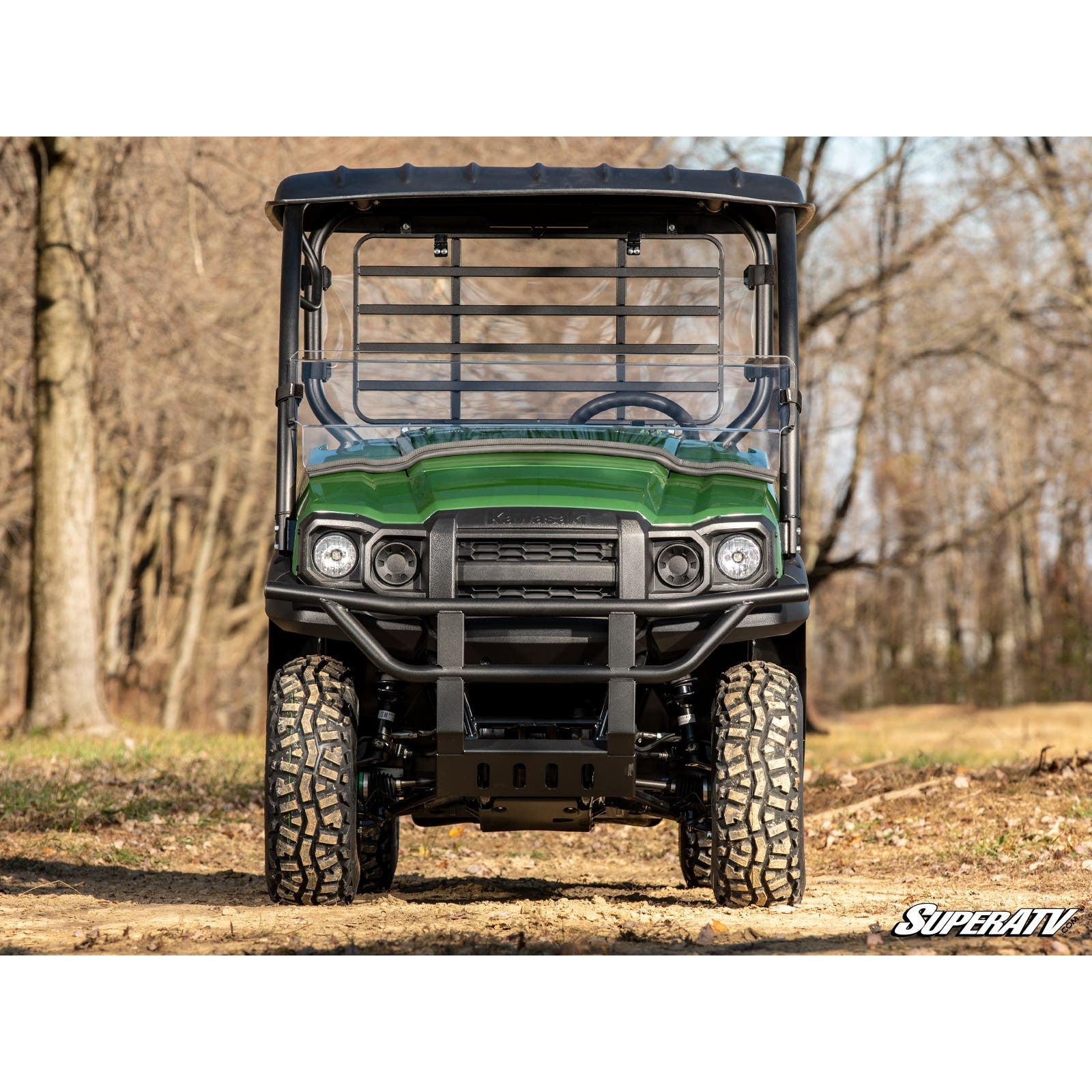 SuperATV Kawasaki Mule SX Half Windshield HWS-K-MULE-SX-75