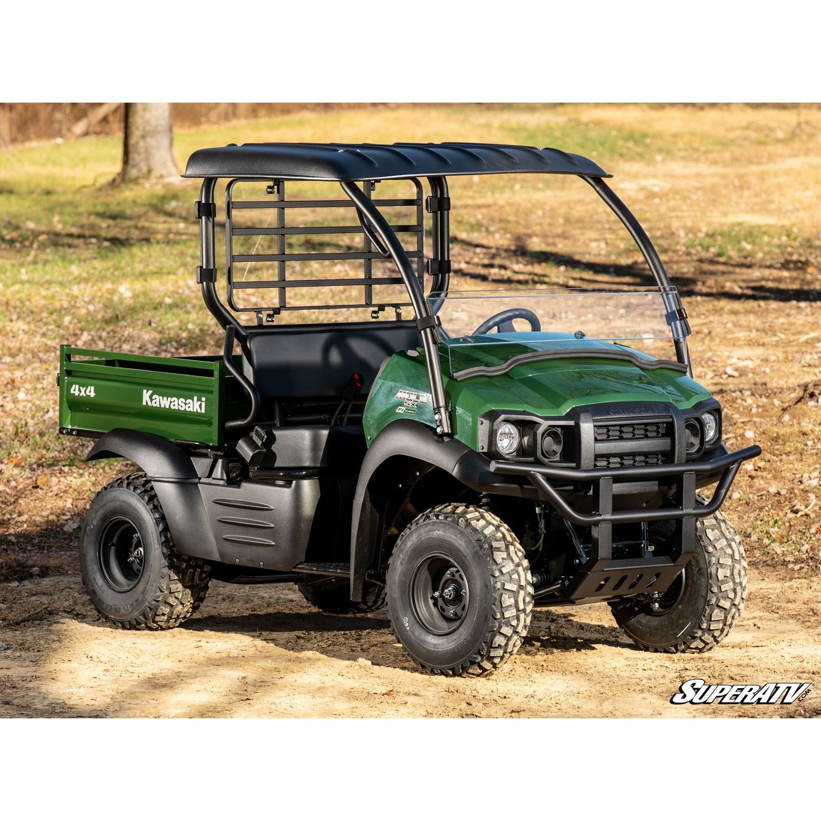 SuperATV Kawasaki Mule SX Half Windshield HWS-K-MULE-SX-75