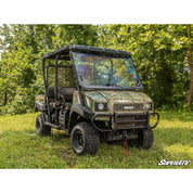 SuperATV Kawasaki MULE 4000/4010 Scratch-Resistant Flip Windshield FWS-K-MULE-4010-70