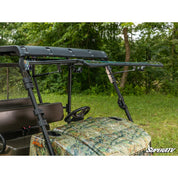 SuperATV Kawasaki MULE 4000/4010 Scratch-Resistant Flip Windshield FWS-K-MULE-4010-70
