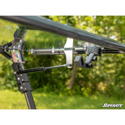 SuperATV Kawasaki MULE 4000/4010 Scratch-Resistant Flip Windshield FWS-K-MULE-4010-70