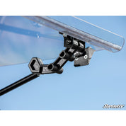 SuperATV Kawasaki MULE PRO-MX Scratch-Resistant Flip Windshield FWS-K-MULEMX-70