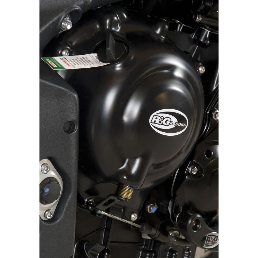 R&G Racing Black 2 Piece Engine Case Cover Kit For 2012-2024 Triumph Daytona 675