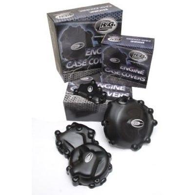R&G Racing Black 2 Piece Engine Case Cover Kit KEC0049BK