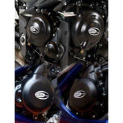 R&G Racing Black 2 Piece Engine Case Cover Kit KEC0076BK