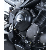 R&G Racing Black 2 Piece Engine Case Cover Kit For 2013-2016 Triumph Street Triple 675