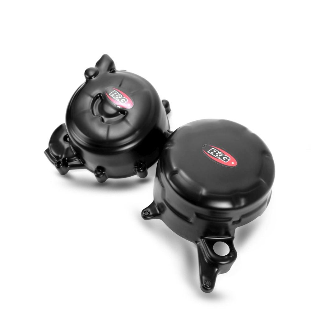 R&G Racing Black 2 Piece Engine Case Cover Kit For 2016-2019 Ducati 959 Panigale