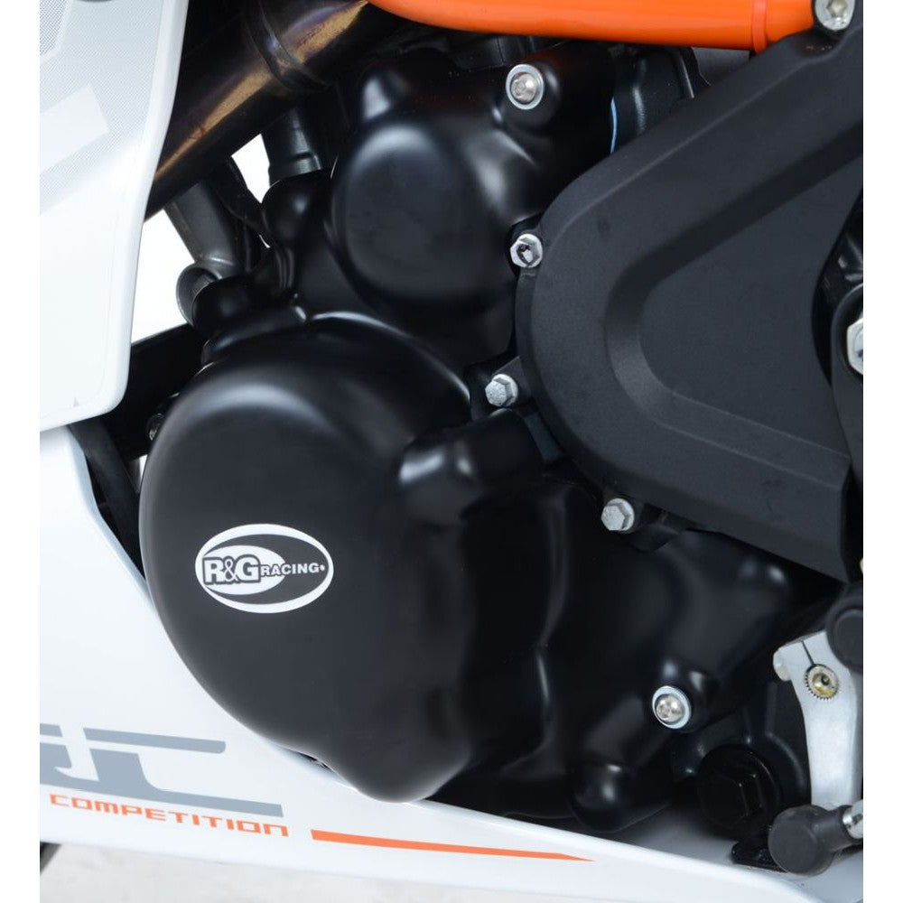 R&G Racing Black 2 Piece Engine Case Cover Kit For 2017-2018 KTM 250 Duke