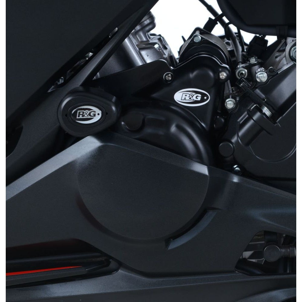 R&G Racing Black 2 Piece Engine Case Cover Kit For 2017-2020 Honda CBR250RR