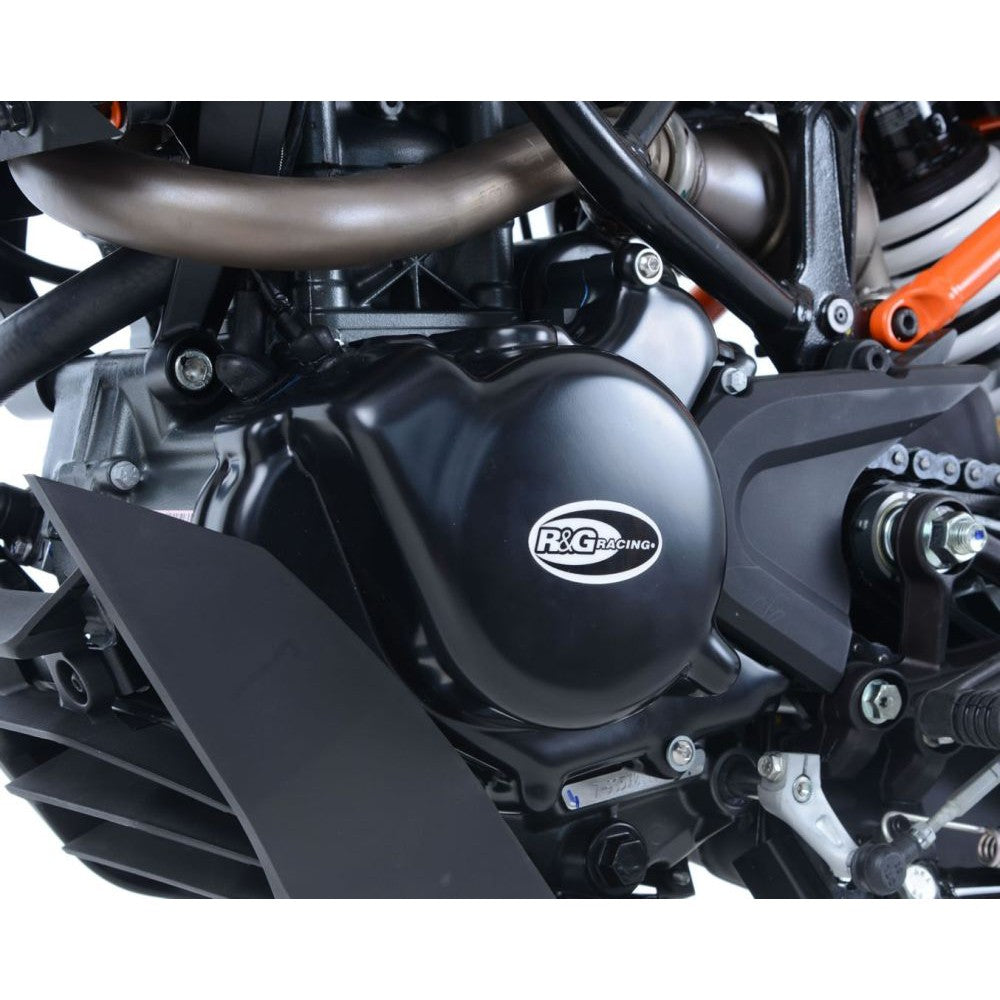 R&G Racing Black 2 Piece Engine Case Cover Kit For 2020-2021 KTM 125 Duke