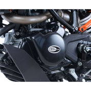 R&G Racing Black 2 Piece Engine Case Cover Kit For 2020-2021 KTM 125 Duke