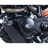 R&G Racing Black 2 Piece Engine Case Cover Kit For 2020-2021 KTM 125 Duke