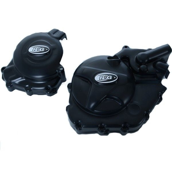 R&G Racing Black 2 Piece Engine Case Cover Kit KEC0119BK