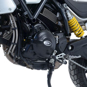 R&G Racing Black Engine Case Covers - Pair - Set For 2018-2020 Ducati Scrambler 1100