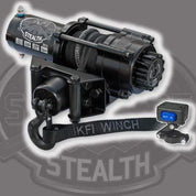 KFI Accessories KFI 2500 lb Stealth Winch And Optional Mount