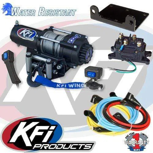 KFI Accessories KFI 3000 lb Winch And Optional Mount