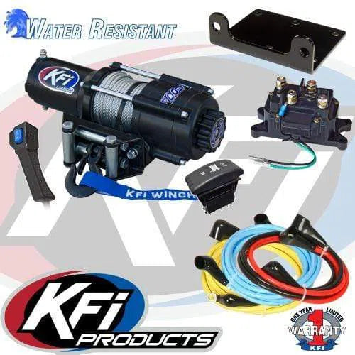 KFI Accessories KFI 4500 lb Winch And Optional Mount