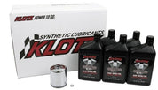 Klotz Premium 20W/50 5 Quart Synthetic Oil Change Kit For Harley-Davidson Evolution Big Twin