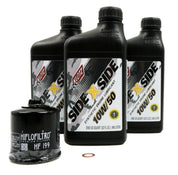 Klotz Synthetic 10W/50 Oil Change Kit with Hiflo Filter For Polaris RZR XP Turbo S