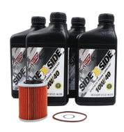 Klotz Synthetic 10W/40 Oil Change Kit with Hiflo Filter For Can-Am Maverick X3 Turbo and Non-Turbo