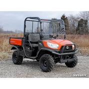 SuperATV Kubota RTV Scratch-Resistant Full Windshield WS-KU-RTV-X-70