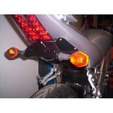 Soporte para matrícula R&G Racing Black Tail Tidy para Suzuki SV1000 Bikini 2003-2005