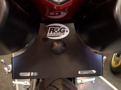 R&G Racing Black Tail Tidy License Plate Holder For 2006-2024 Yamaha YZF R1 SP