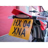 R&G Racing Black Tail Tidy License Plate Holder For 2006-2007 Aprilia SXV450