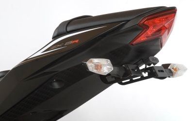 R&G Racing Black Tail Tidy License Plate Holder For 2008-2009 Kawasaki Ninja ZX10R ZX1000E