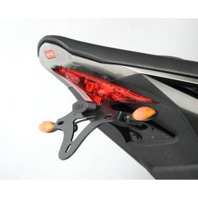 R&G Racing Black Tail Tidy License Plate Holder For 2021-2024 Aprilia RS125