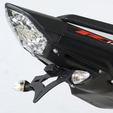 Soporte de matrícula R&G Racing Black Tail Tidy para RIEJU RS3 125 (2011-2017)