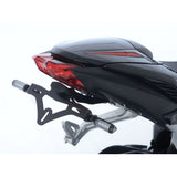 Soporte para matrícula R&G Racing Black Tail Tidy para Triumph Daytona 675 ABS (2013-2016)