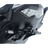 R&G Racing Black Tail Tidy License Plate Holder For 2016-2021 Kawasaki Versys 650 KLE650 ABS